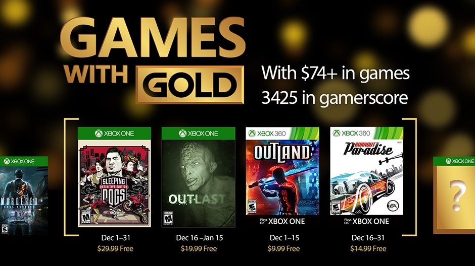 CoOptimus News Games with Gold December Takes You Down to a